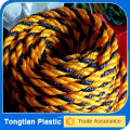 8mm yellow and black Polypropylene marine rope